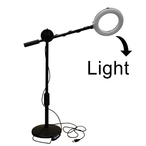 Asztali körfény, ring light világítás - 1