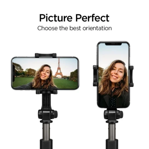 Spigen S540w vezeték nélküli selfie bot és tripod barackrózsaszín - 6