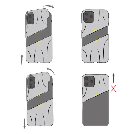 Baseus Let''s go Airflow Cooling Game tok iPhone 11 Pro Max szürke (WIAPIPH65S-GMGY) - 2