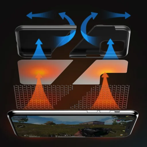 Baseus Let''s go Airflow Cooling Game tok iPhone 11 Pro Max szürke (WIAPIPH65S-GMGY) - 9