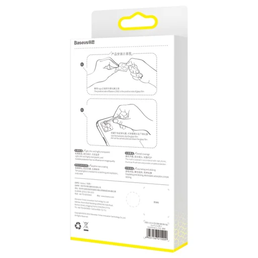 Baseus 2x 0.15mm kameralencse védő üveg iPhone 11 Pro / 11 Pro Max - 3