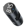 Baseus Energy Column Bluetooth FM transmitter és autós töltő 2x USB QC3.0 3,1A szürke MP3 (CCNLZ-0G) thumbnail