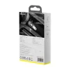 Baseus Energy Column Bluetooth FM transmitter és autós töltő 2x USB QC3.0 3,1A szürke MP3 (CCNLZ-0G) thumbnail