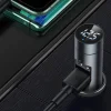 Baseus Energy Column Bluetooth FM transmitter és autós töltő 2x USB QC3.0 3,1A szürke MP3 (CCNLZ-0G) thumbnail