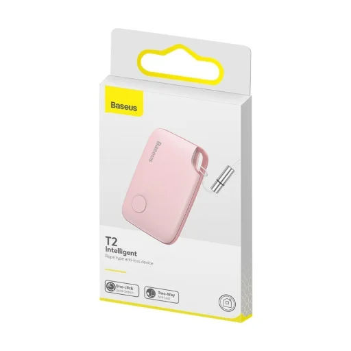 Baseus T2 mini anti-loss locator rózsaszín, kulcskereső, okos kulcstartó - 4