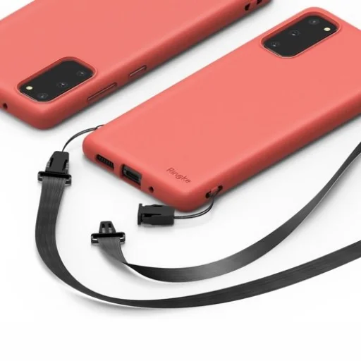 Ringke Air S tok Samsung Galaxy S20 Coral piros színben (ADSG0009) - 9