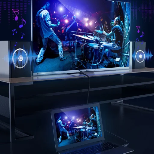 Baseus Cafule HDMI 2.0 kábel 4K 60 Hz 3D 18 Gbps 2m fekete (CADKLF-F01) - 8