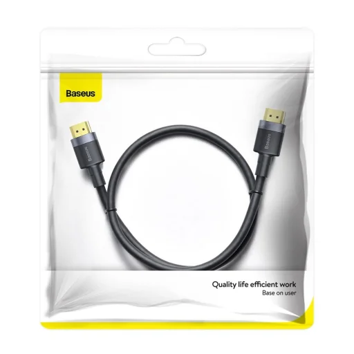 Baseus Cafule HDMI 2.0 kábel 4K 60 Hz 3D 18 Gbps 1m fekete (CADKLF-E01) - 4