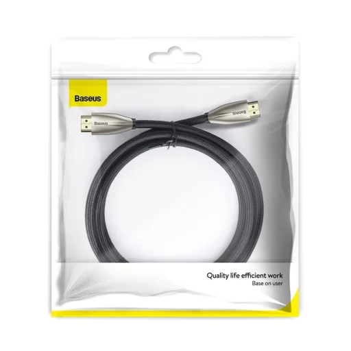 Baseus Horizontal HDMI 2.0 kábel 4K 60 Hz 3D 18 Gbps 3m fekete (CADSP-C01) - 11