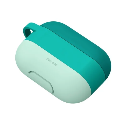 Baseus szilikon AirPods Pro 1/2 tok karabinerrel zöld (WIAPPOD-E06) - 17