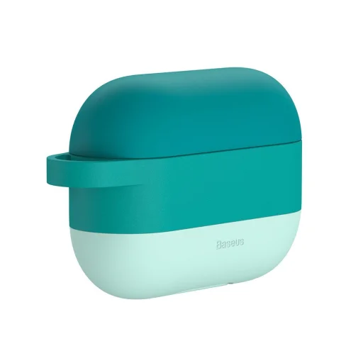 Baseus szilikon AirPods Pro 1/2 tok karabinerrel zöld (WIAPPOD-E06) - 18