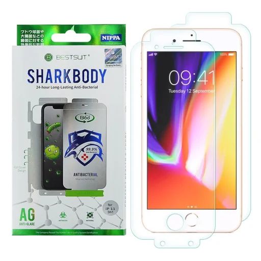 Shark Elő és hátlapi öngyógyító fólia iPhone 7 Plus/8 Plus - 1