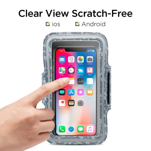 Spigen Velo A700 5.5' univerzális felkarra rögzíthető telefontartó tok Camo mintás futáshoz - 7