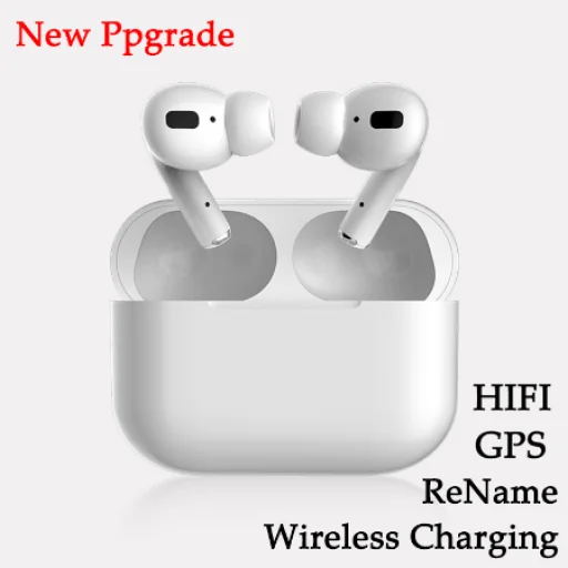 TWS i3 Pro GPS 5.0 vezeték nélküli fülhallgató bluetooth 5,0 töltő tokkal fehér - 1