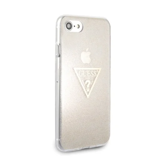 Guess Glitter Triangle tok iPhone 7/8/SE 2020 arany - 6