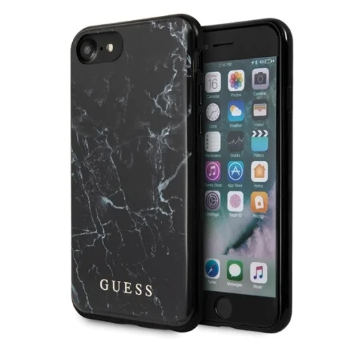 Guess Marble tok iPhone 7/8/SE 2020 fekete - 1