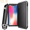 X-DORIA Defense Lux tok iPhone XR fekete bőrhatású ütésálló thumbnail