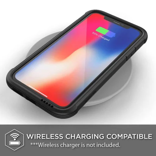 X-DORIA Defense Lux tok iPhone XR fekete bőrhatású ütésálló - 3