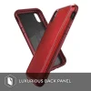 X-DORIA Defense Lux tok iPhone XR piros bőrhatású ütésálló thumbnail