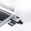 Ugreen USB 3.0 SD / micro SD kártyaolvasó szürke (50541) thumbnail