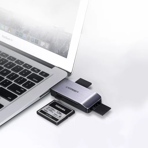 Ugreen USB 3.0 SD / micro SD kártyaolvasó szürke (50541) - 6