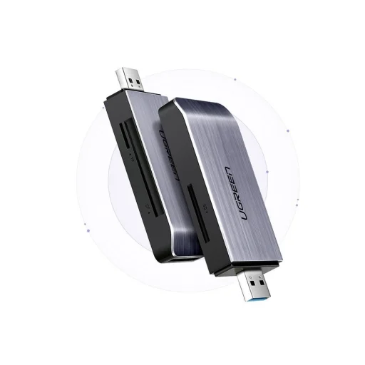 Ugreen USB 3.0 SD / micro SD kártyaolvasó szürke (50541) - 5
