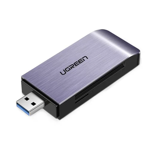 Ugreen USB 3.0 SD / micro SD kártyaolvasó szürke (50541) - 1