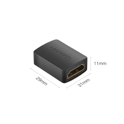 Ugreen adapter csatlakozó HDMI hosszabbító adapter fekete (20107) - 2