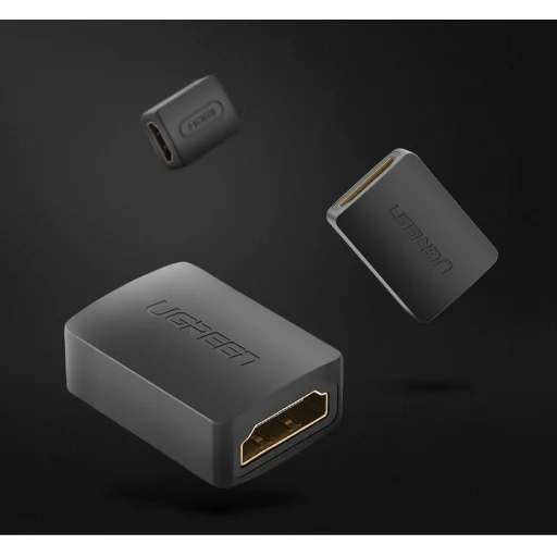 Ugreen adapter csatlakozó HDMI hosszabbító adapter fekete (20107) - 7