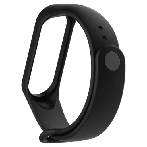Xiaomi Mi Band 3/4 szilikon szíj fekete - 3