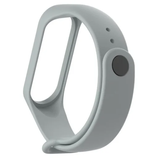 Xiaomi Mi Band 3/4 szilikon szíj szürke - 3