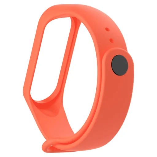 Xiaomi Mi Band 3/4 szilikon szíj narancssárga - 3