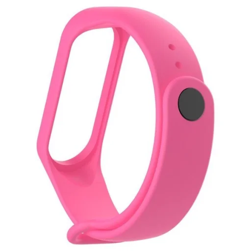 Xiaomi Mi Band 3/4 szilikon szíj pink - 3