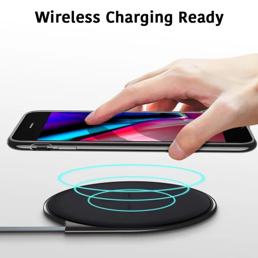 iPhone 7/8/SE 2020/SE 2022 ESR Essential átlátszó tok fekete kerettel - 7