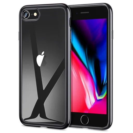 iPhone 7/8/SE 2020/SE 2022 ESR Essential átlátszó tok fekete kerettel - 8