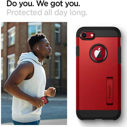 Spigen Tough Armor 2 tok kihajtható támasszal iPhone 7/8 piros - 7