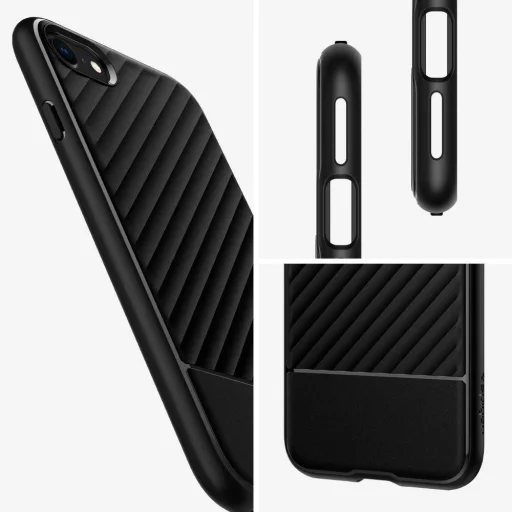iPhone 7/8/SE 2020 / SE 2022 matt fekete Spigen Core Armor tok (ACS00881) - 9