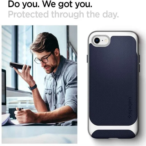 iPhone 7/8/SE 2020/ SE 2022 Spigen Neo Hybrid tok Satin Silver színben (054CS22199) - 3