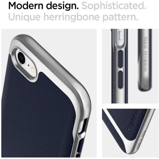 iPhone 7/8/SE 2020/ SE 2022 Spigen Neo Hybrid tok Satin Silver színben (054CS22199) - 4