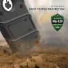 Zizo Bolt katonai minősítésű ütésálló tok iPhone 7/8/6/6S övcsipesszel + üvegfólia fekete thumbnail