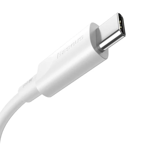 Baseus Xiaobai Type-C gyorstöltő kábel 100W(20V/5A) 1.5m fehér - 8