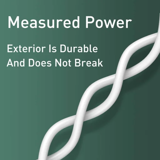 Baseus Xiaobai Type-C gyorstöltő kábel 100W(20V/5A) 1.5m fehér - 5