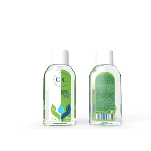 Clean Co kézfertőtlenítő, tisztító gél 60 ml ( 70 % alkohol tartalommal ) - 1