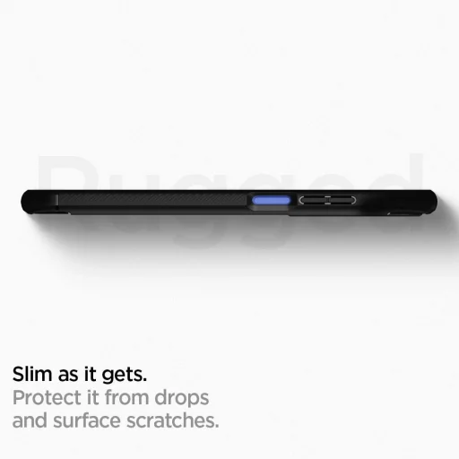 Xiaomi Pocophone X2/Redmi K30 matt fekete tok Spigen Rugged Armor - 3