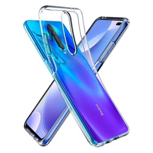 Spigen Liquid Crystal flexibilis TPU gél tok Xiaomi Pocophone X2/Redmi K30 Crystal Clear - 6