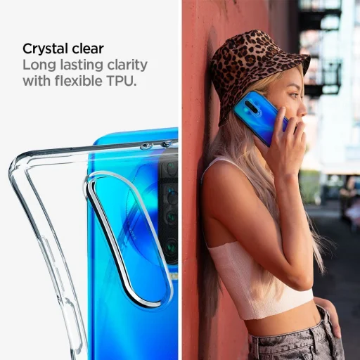 Spigen Liquid Crystal flexibilis TPU gél tok Xiaomi Pocophone X2/Redmi K30 Crystal Clear - 12