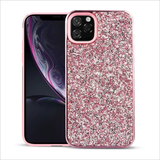 SMD glitter diamond tok iPhone 11 rózsaszín - 1
