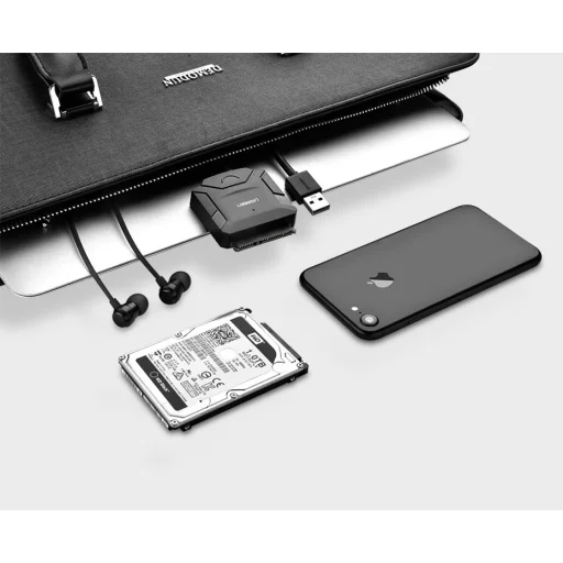 Ugreen HDD/SSD USB 3.0 - SATA adapter fekete (20611) - 7