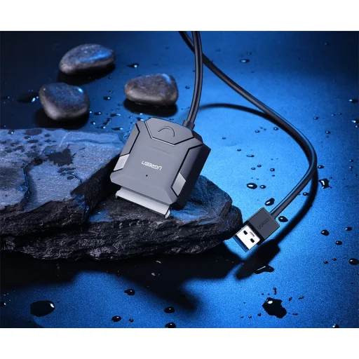 Ugreen HDD/SSD USB 3.0 - SATA adapter fekete (20611) - 9