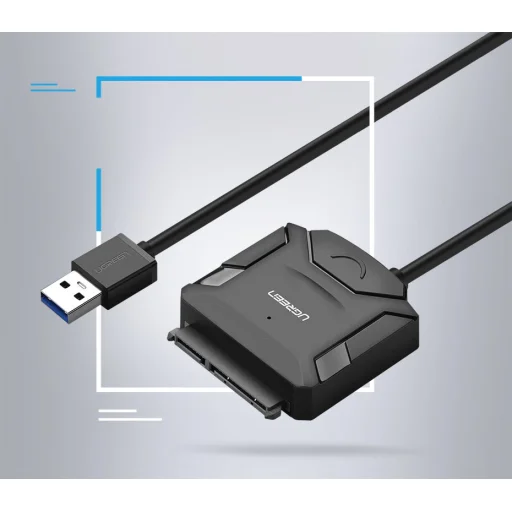 Ugreen HDD/SSD USB 3.0 - SATA adapter fekete (20611) - 2